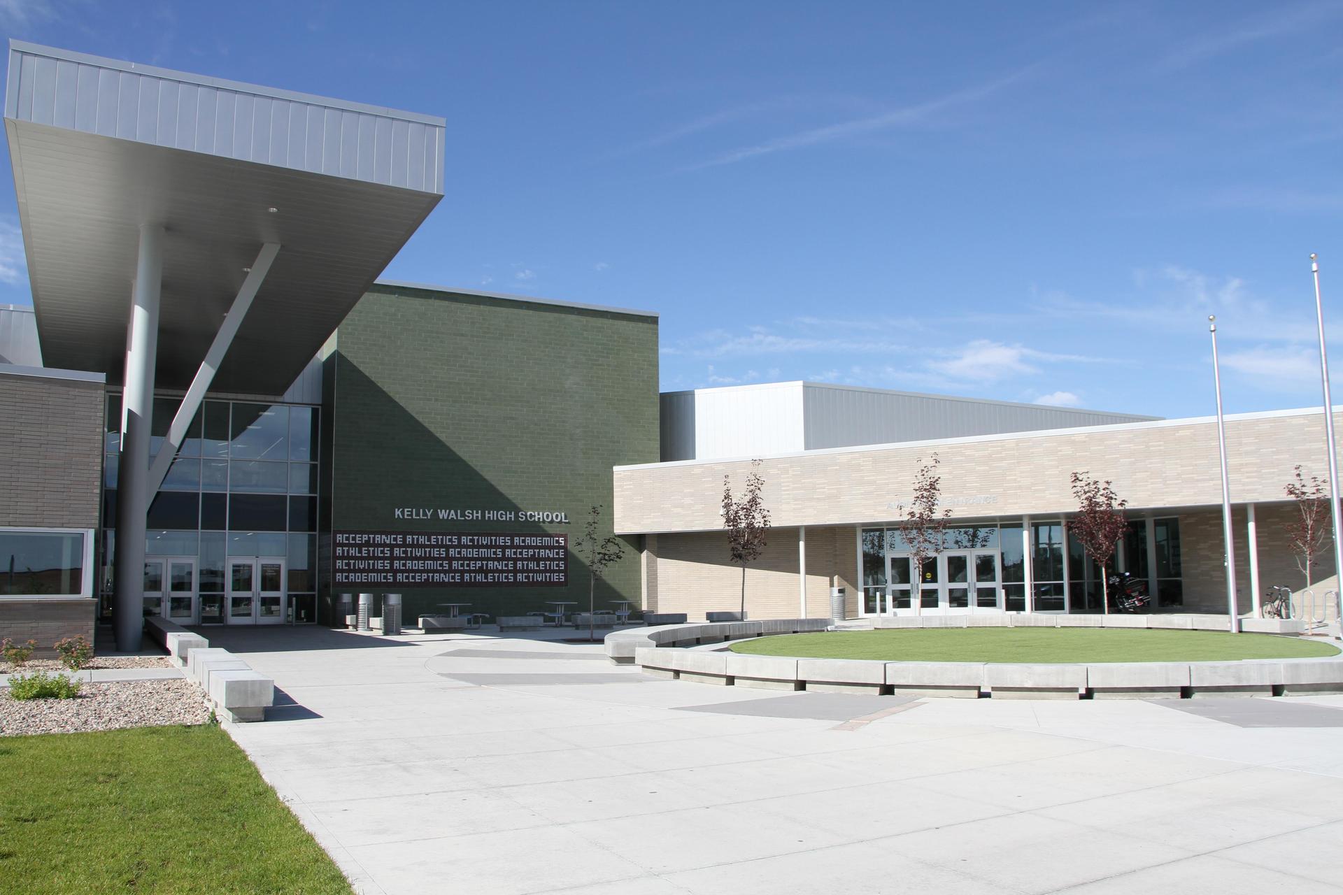 Kelly Walsh High School entryway