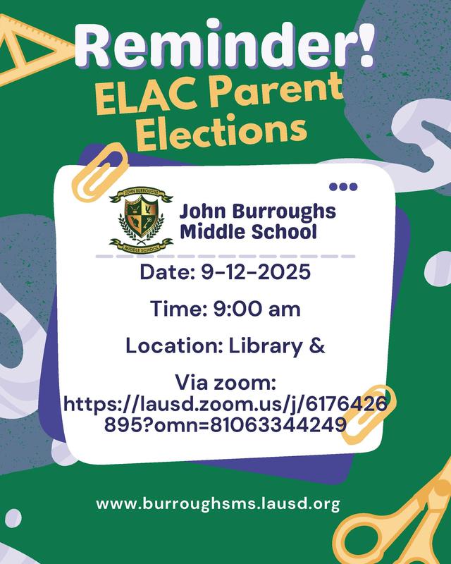 ELAC Parent Elections