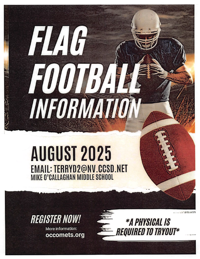 2025 Flag Football Info. Flyer