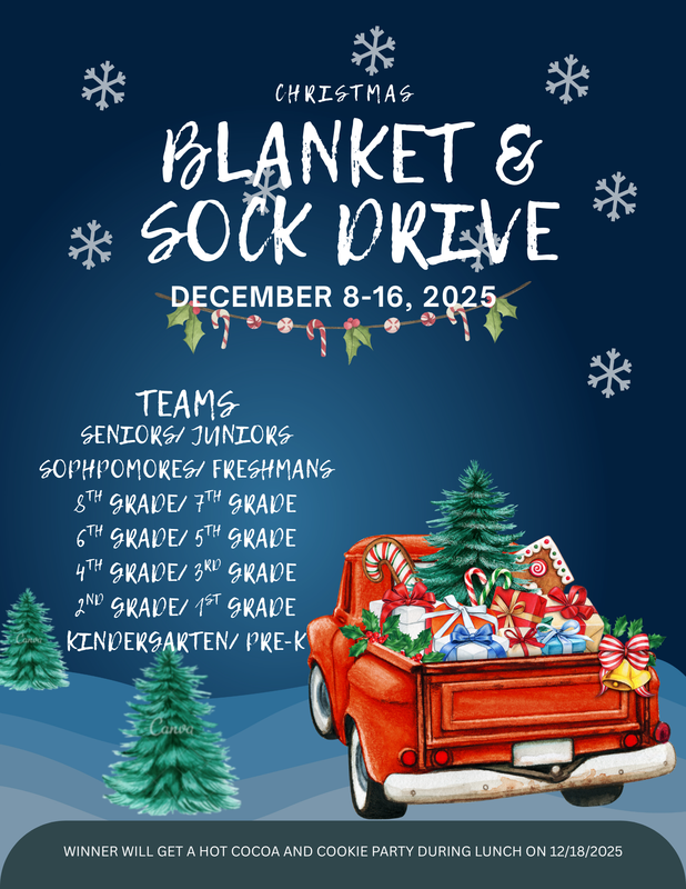 Student Council Blanket and Sock Drive Featured Photo