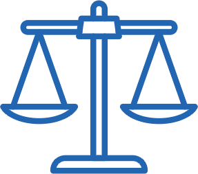 Icon of scales of justice