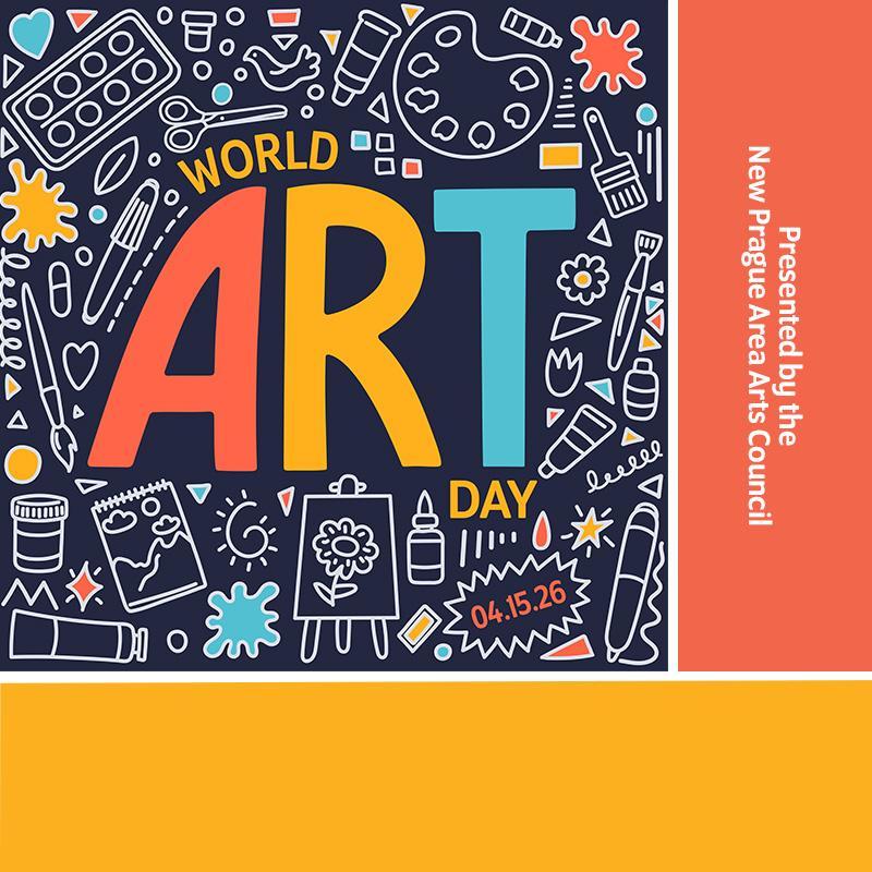 World Art Day graphic