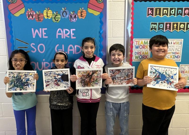 Jackson Pollock Inspired Art