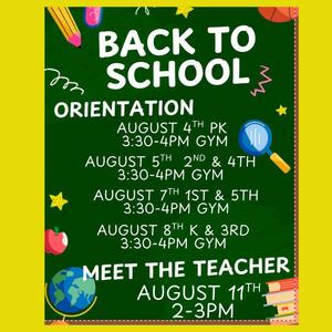 Orientation and Meet The Teacher