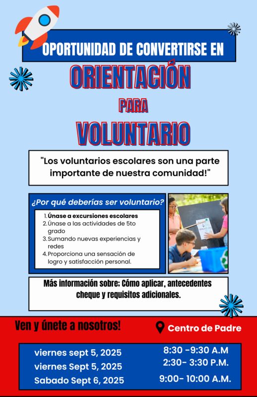 orientación  Para Voluntario