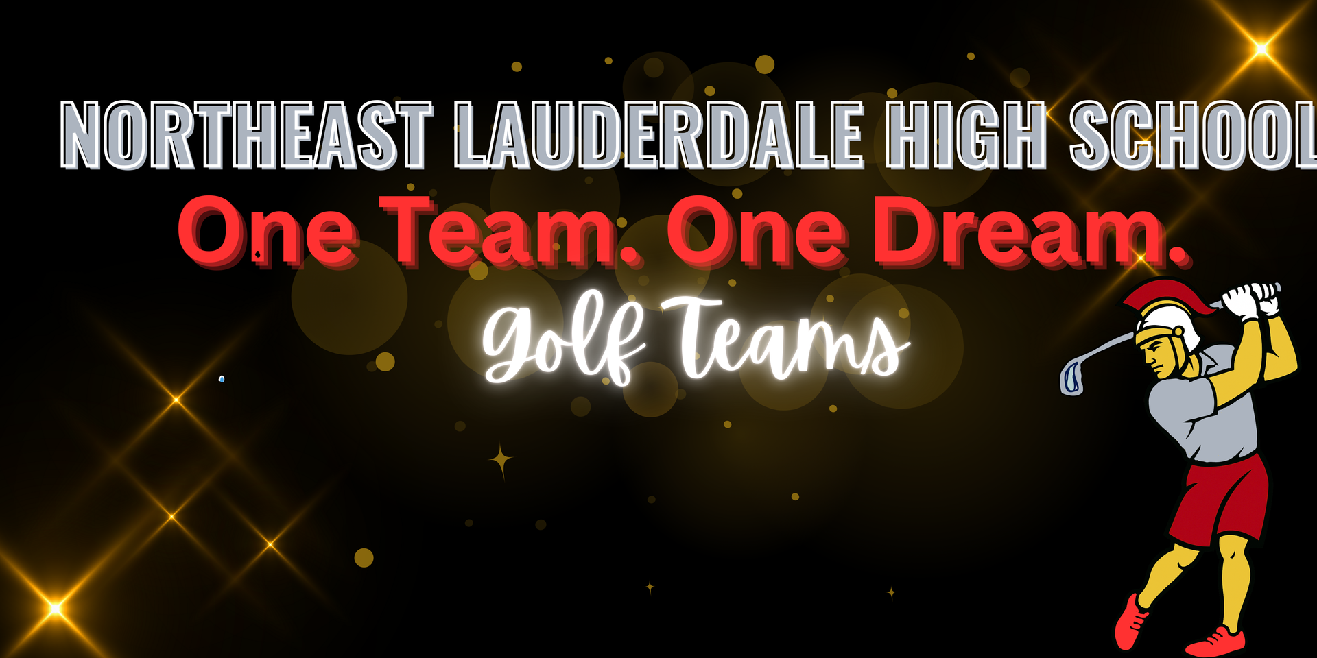 Golf Team Banner