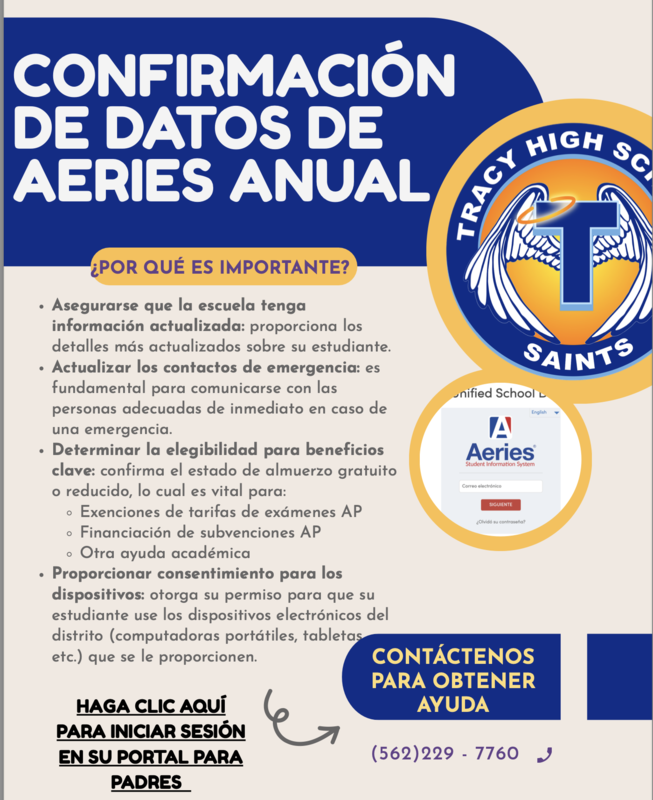 Data Confirmation Spanish