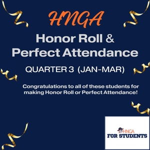 Honor Rolls released 3rd 9 weeks