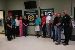 Sheriff Bryant “Wally” Jones Welcomes First Baptist Church Summit for Baptismal Ceremony at the Pike County Detention Center