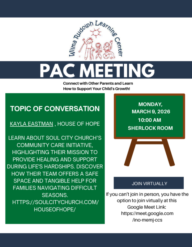 flyer for PAC meeting English