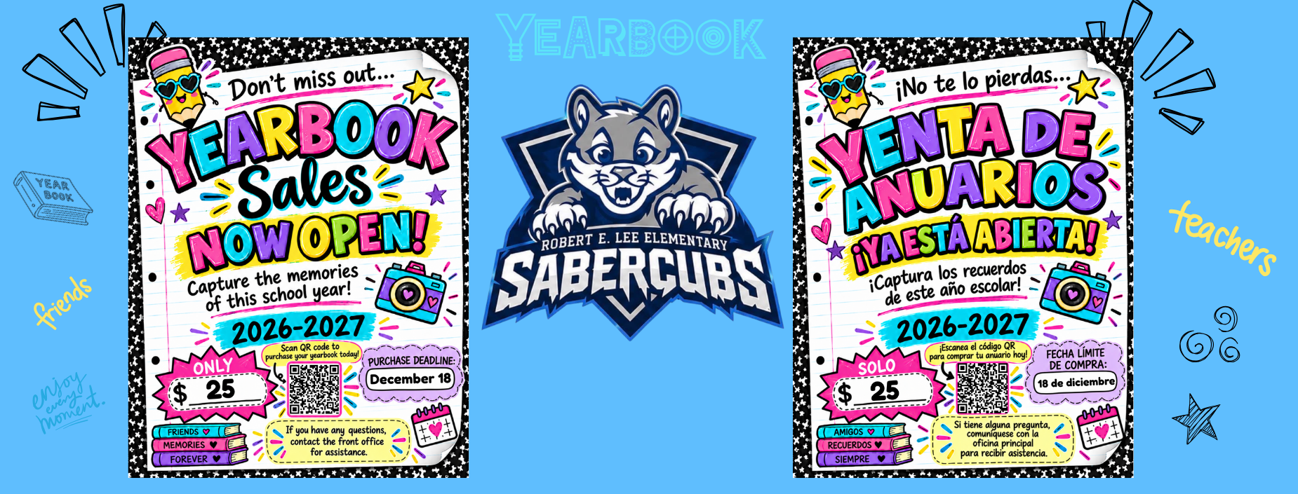 Yearbook Sales Now Open!