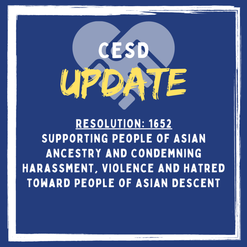 CESD Update: Resolution