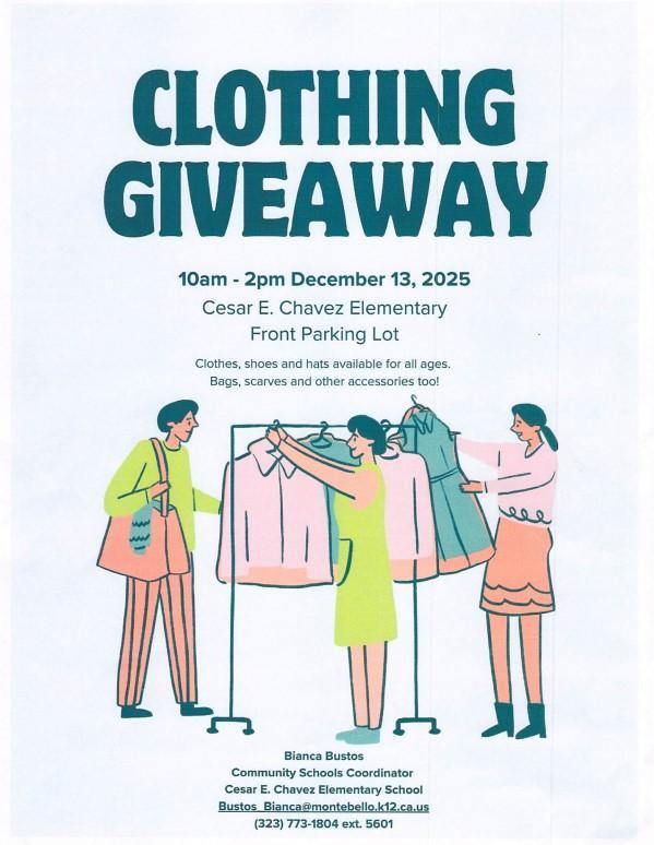 clothing giveaway