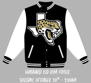 AAA Letter Jackets will be here on October 20th at 8AM in gym foyer