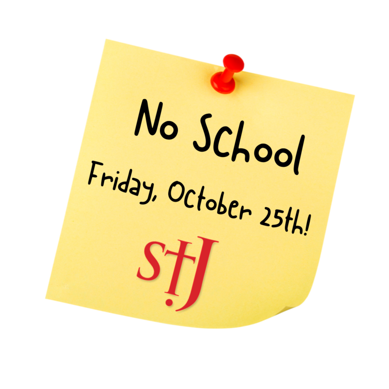 No School - Friday, October 25th! Featured Photo