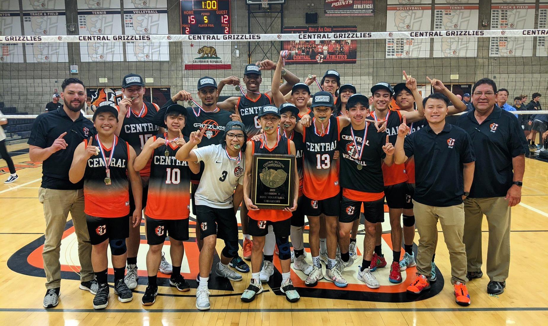Mens Volleyball win
