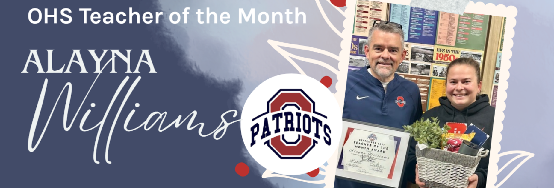 Teacher of the Month