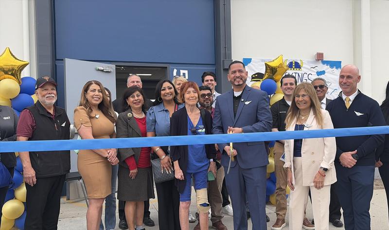 Ribbon Cutting - Aviation at Garey High School