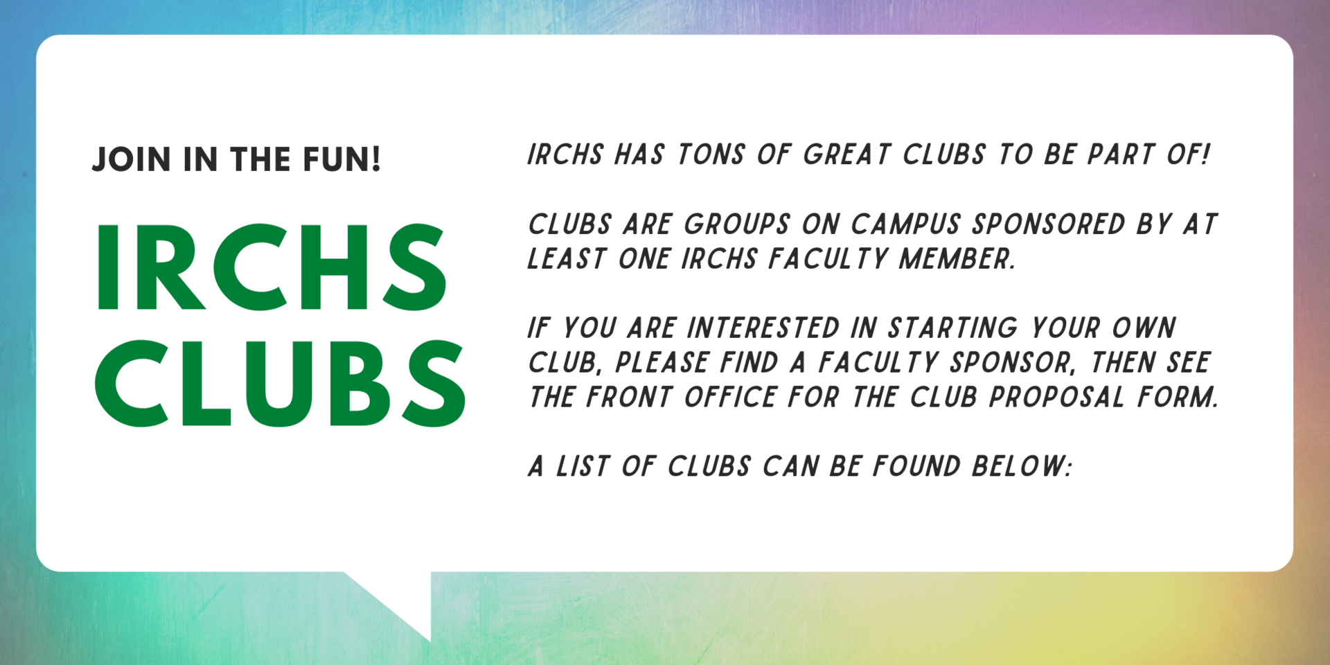 irchs club graphic