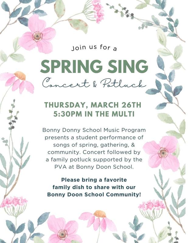 Spring Sing, Thursday, March 26th Featured Photo