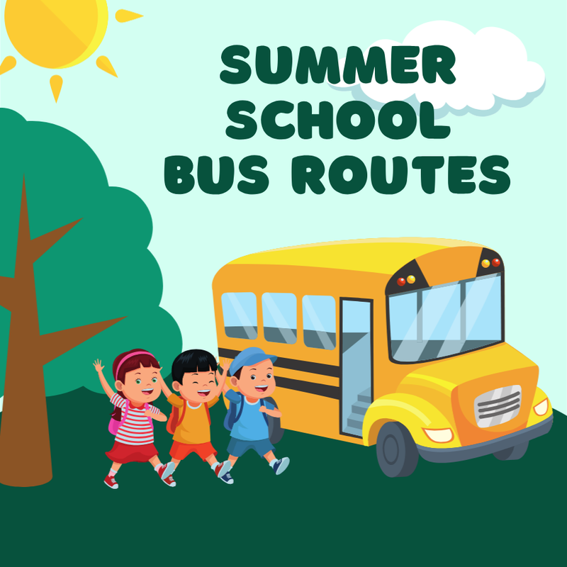 Summer School Bus Routes