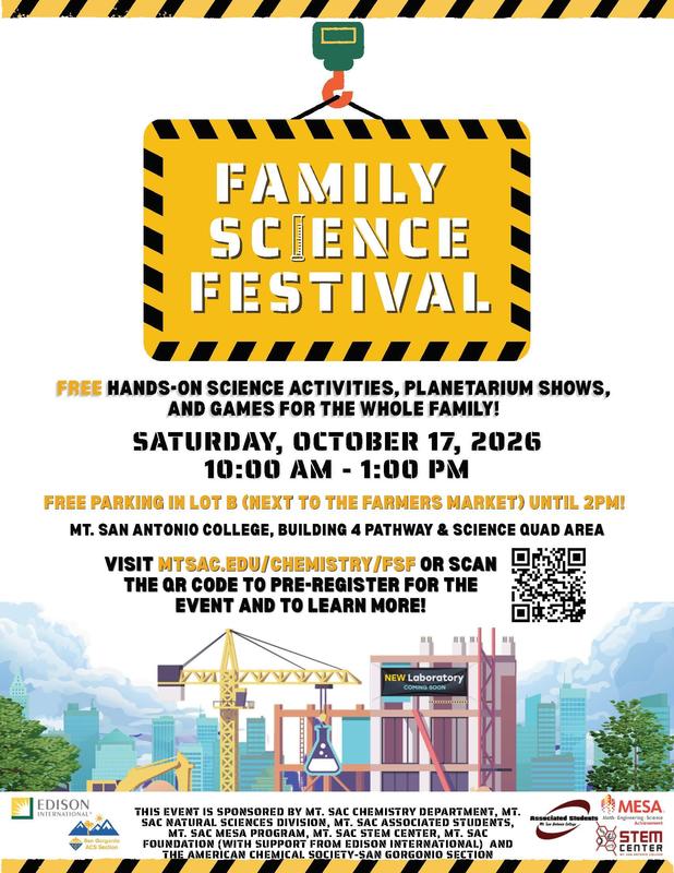 Science Festival at Mt. Sac 10.17.26