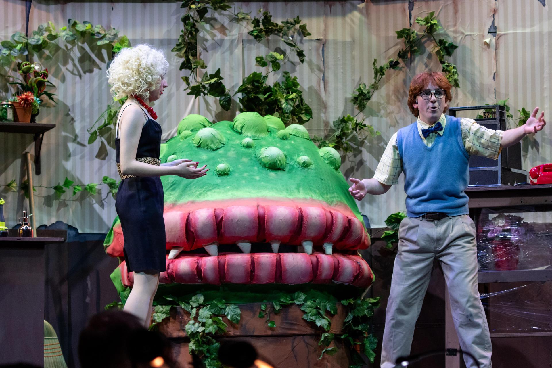 A scene from Little Shop of Horrors
