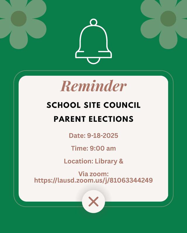 2nd Attempt SSC Parent Elections