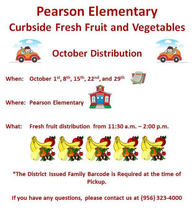 Fresh Fruits at Pearson Elementary - October Edition Featured Photo