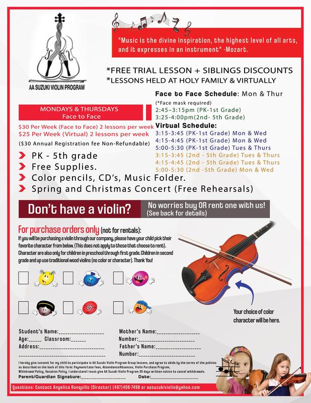 AA Suzuki Violin Lessons Featured Photo