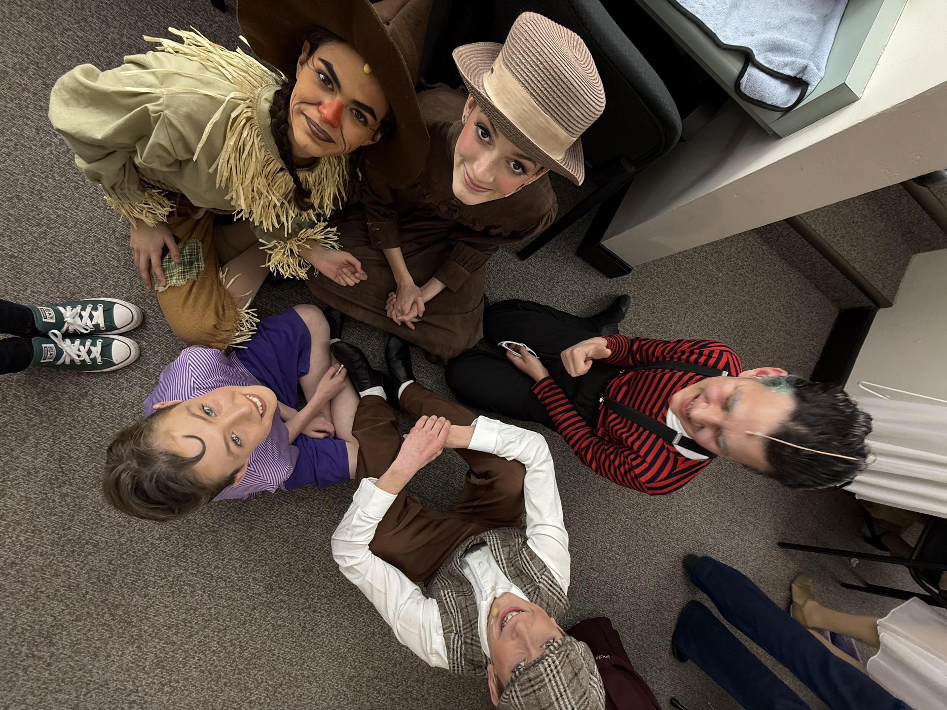 photos of choir and drama students