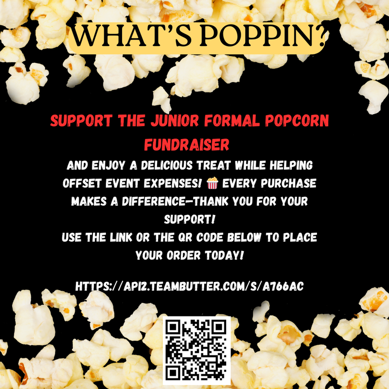 Support the Junior Formal popcorn fundraiser Featured Photo