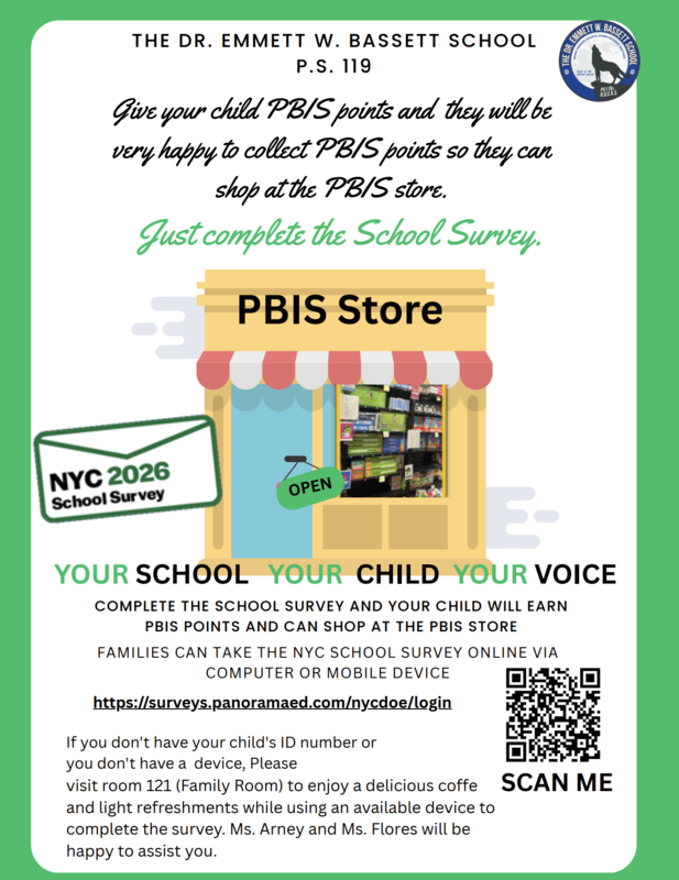 PBIS School Survey Flyer March 2026