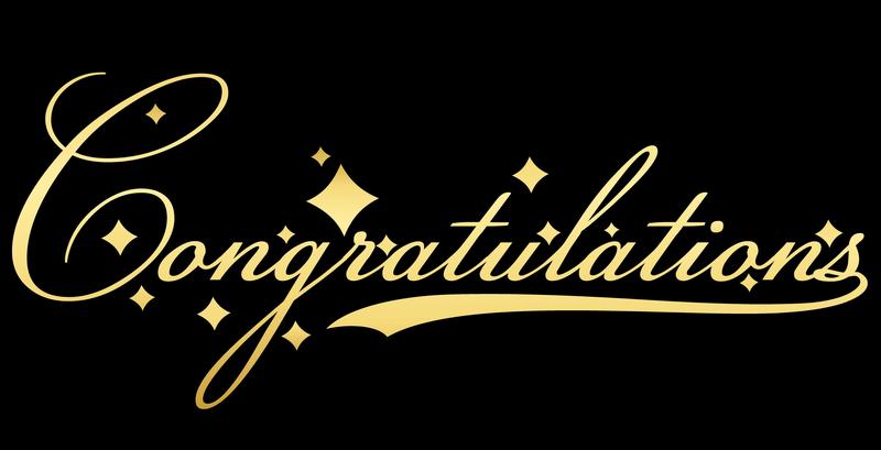 Congratulations graphic