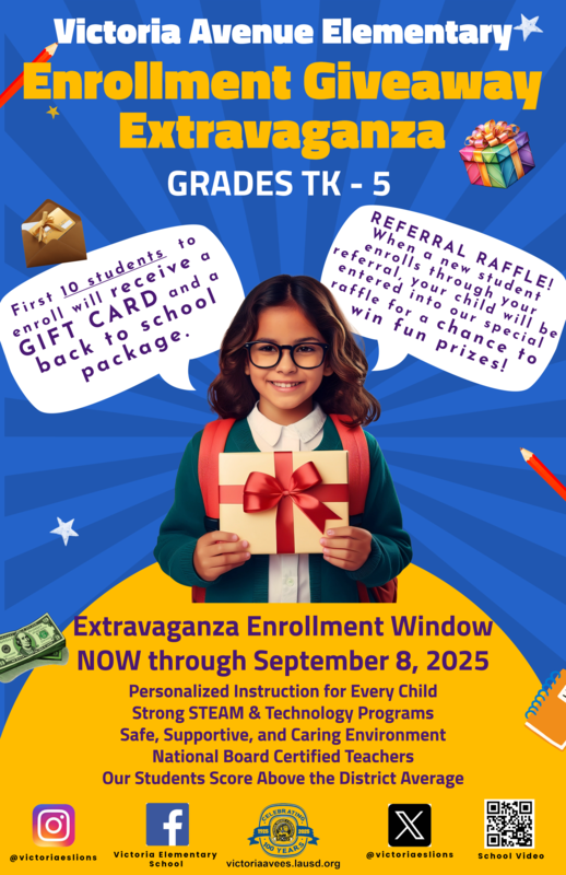 enrollment extravaganza flyer