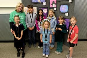 JRES artists at spring art show