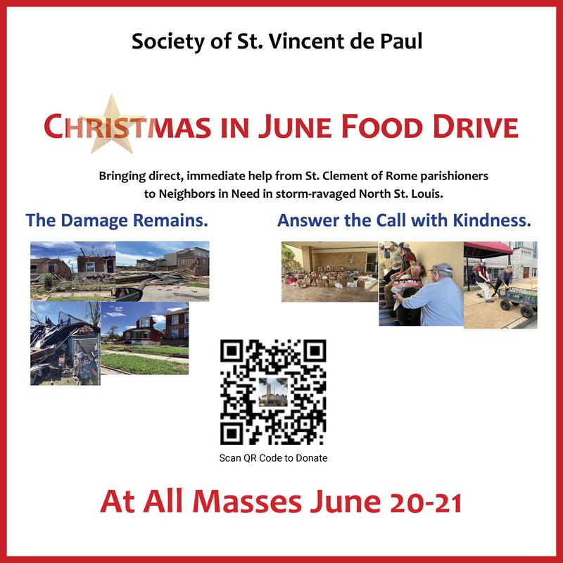 SVdP Christmas in June Food Drive