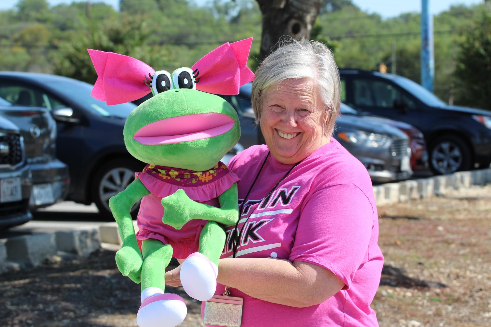 teacher with puppet