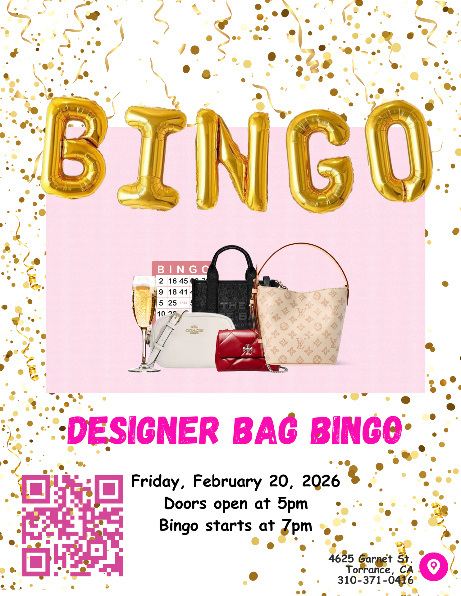 Designer Bag Bingo