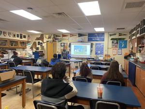 Students participate in hands-on learning during Agriculture Career Day