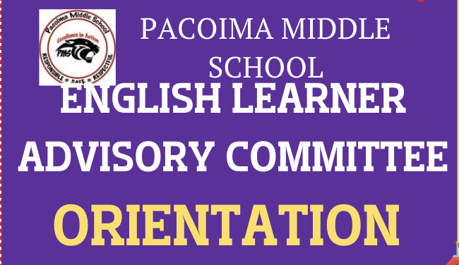 ELAC Orientation, Parent Member and Officer Elections August 28th Featured Photo