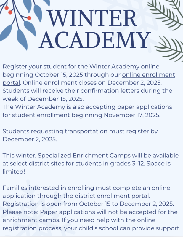 Winter academy