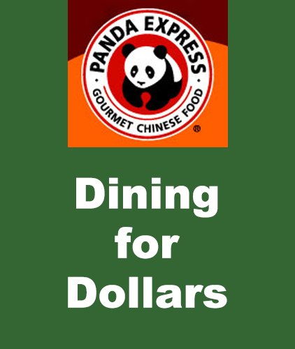 Dining for Dollar at Panda Express