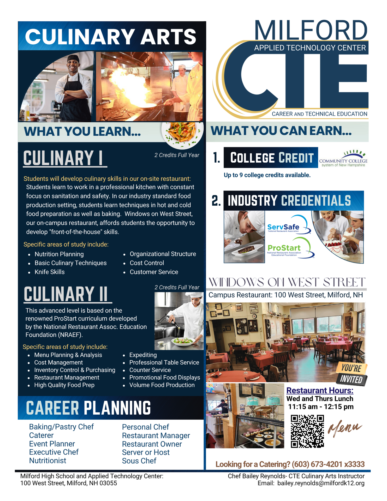 culinary flyer