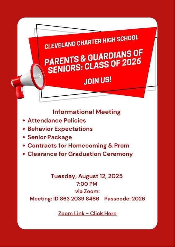 Informational Zoom Meeting for Parents of Seniors- Class of 2026 Featured Photo