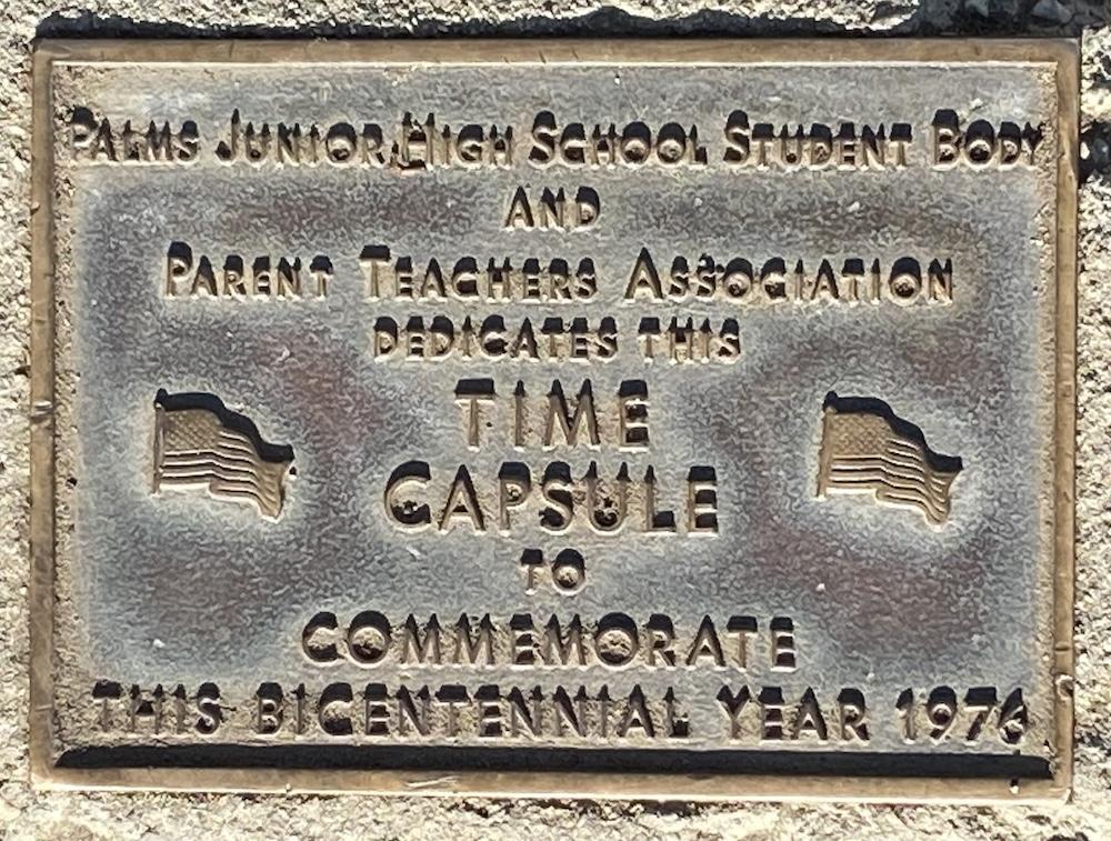 1976 time capsule plaque