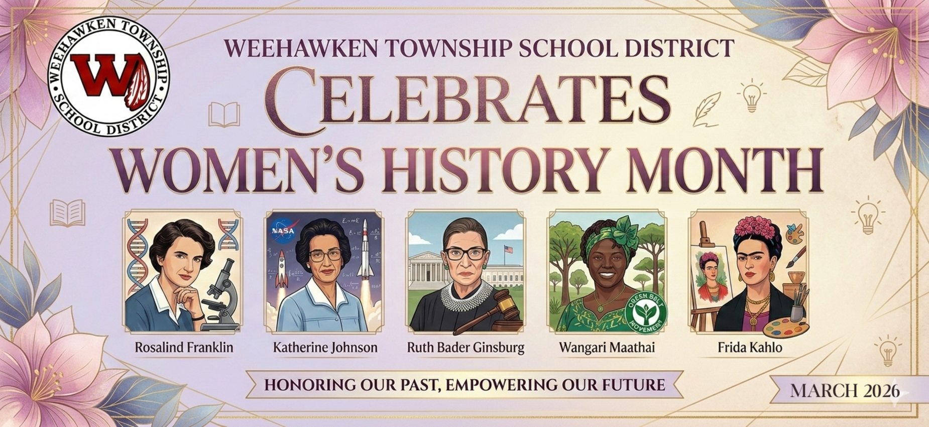Weehawken Township School District Celebrates Women's History Month