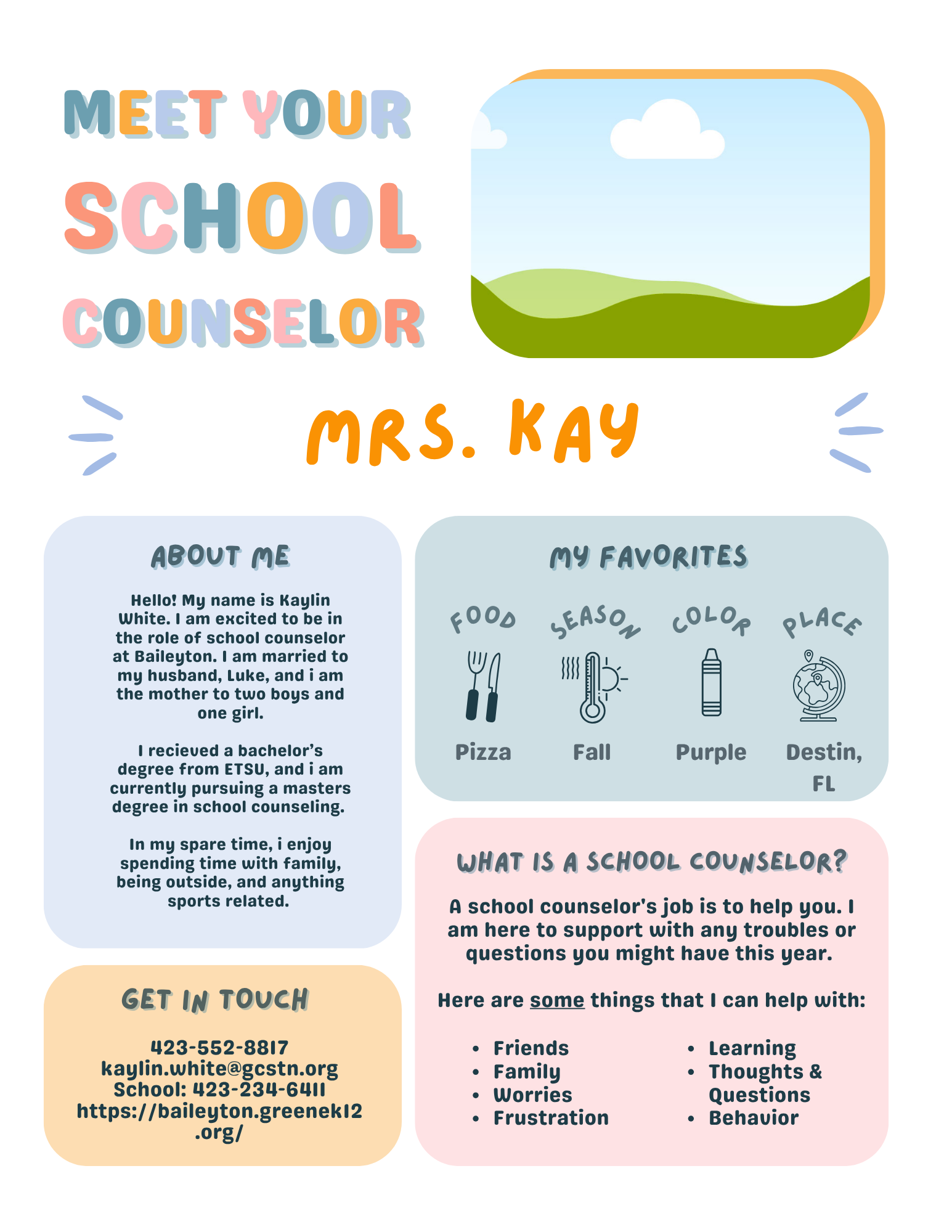 About Mrs. Kay...