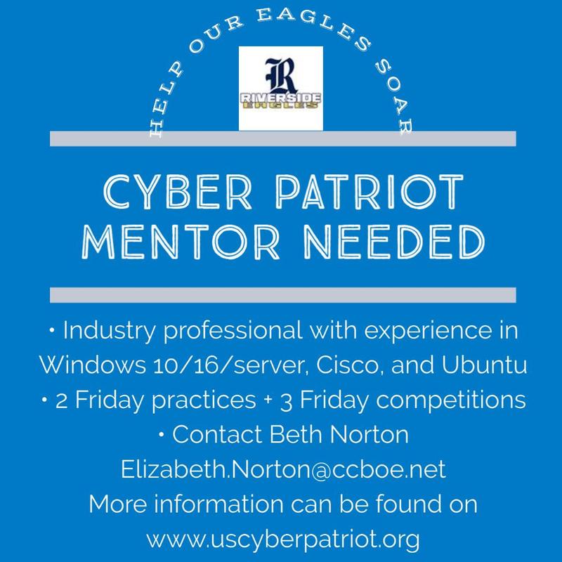 CyberPatriot Mentor Needed! Featured Photo