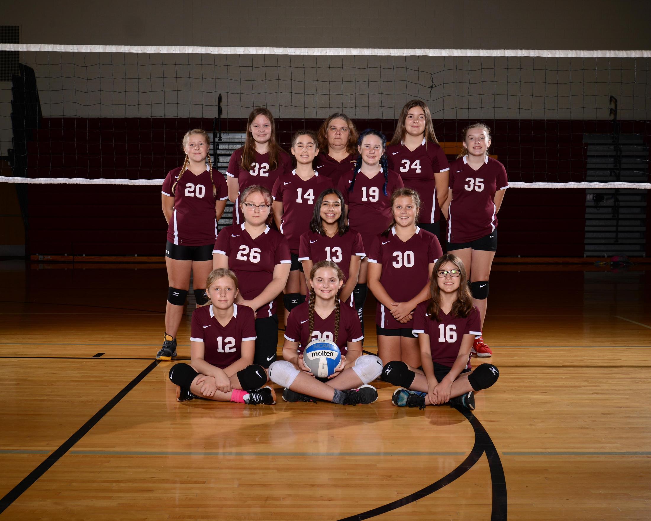 7th Grade Volleyball Potterville Athletics